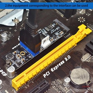 Zzz การ์ดอะแดปเตอร์แปลง M 2 สําหรับ M Key เป็น USB3 0 PCIE สําหรับการ์ดจอ PCI-E Slot 5Gbps