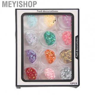 Meyishop Nail Art Decoration  Sequins 12 Colors for Home Salon