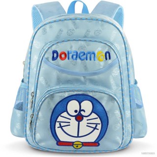 Si Sanrio กระเป๋าเป้สะพายหลัง อเนกประสงค์ พิมพ์ลาย Hello Kitty Doraemon ความจุขนาดใหญ่ สําหรับเด็กนักเรียน