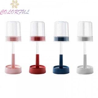 【COLORFUL】Holder For Bathroom Height Adjustable Polypropylene 3.8x3.8x10.64 Inches