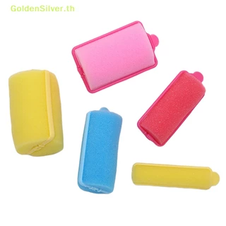 GoldenSilver 1 ชุดโฟมลูกกลิ้งฟองน้ําดูแลเส้นผมสไตล์วินเทจ Soft Curler TH