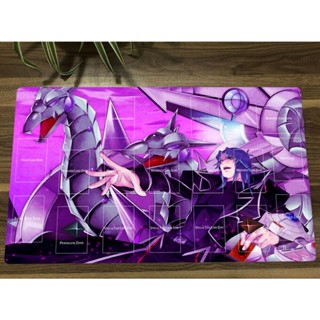 Yugioh GX Playmat Zane Truesdale Cyber End Dragon TCG CCG แผ่นรองเมาส์ สําหรับเล่นเกม