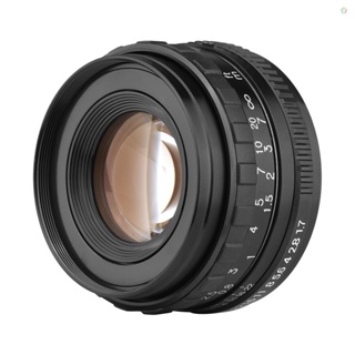 (adspth)เลนส์กล้อง 50 มม. F1.7 รูรับแสงขนาดใหญ่ แมนนวลโฟกัส Prime เมาท์ PK แบบเปลี่ยน สําหรับกล้อง Pentax K1/ K-1 Mark II ฟูลเฟรม