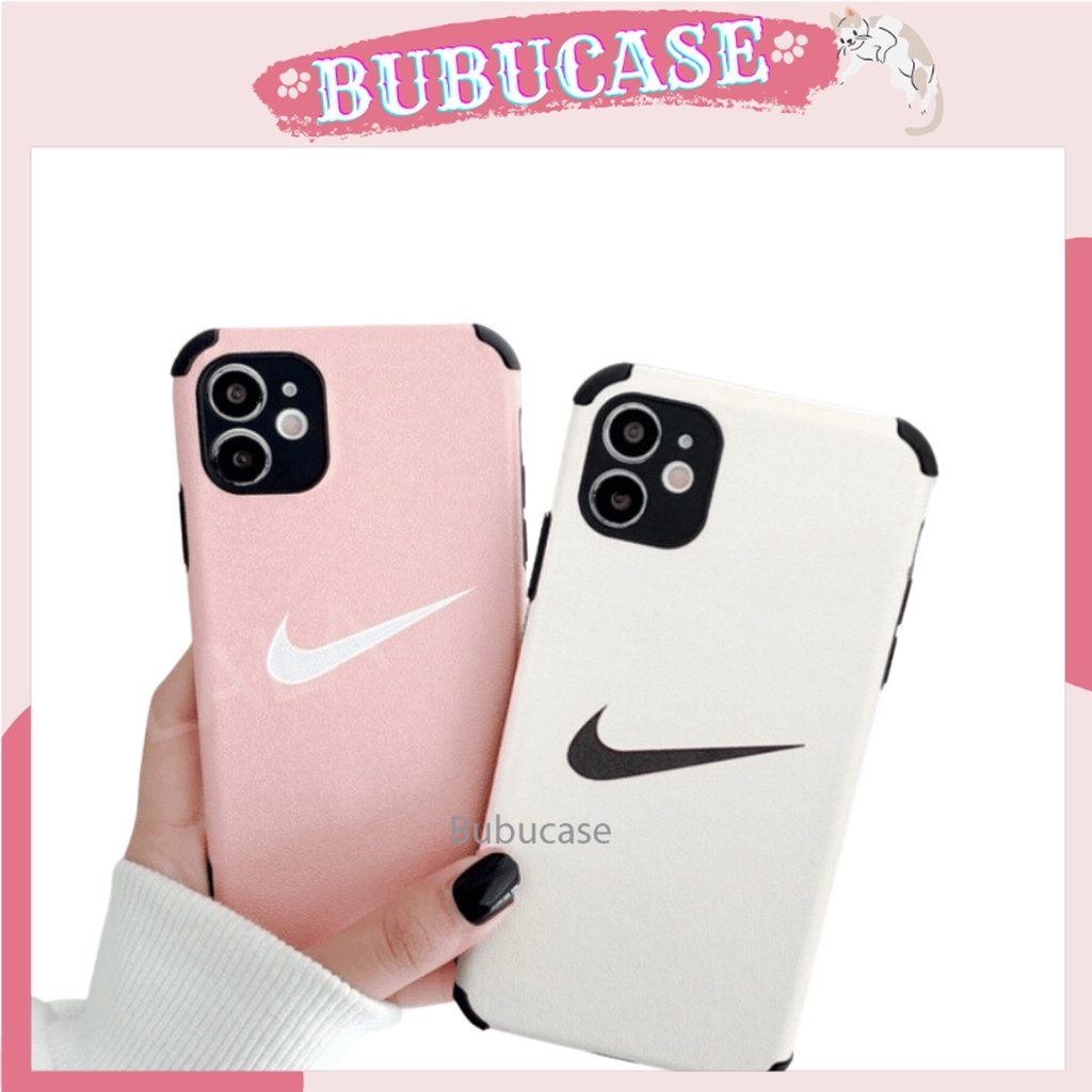 เคส iPhone โลโก้ Nike ขอบกันกระแทกสําหรับ iPhone 12/12mini/12pro/12promax
