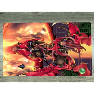 Yugioh Playmat D.HERO - Destroy Phoenix Enforcer TCG CCG Card แผ่นรองเมาส์เกมมิ่ง