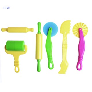 Live ของเล่นเครื่องปั้นดินเผา สไลม์พลาสติก DIY