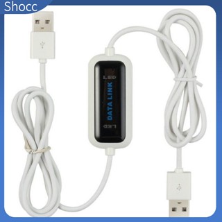 Shocc สายเคเบิลเชื่อมต่อเครือข่ายอินเตอร์เน็ต ซิงโครนัส Usb Pc เป็น Pc สําหรับ Dual