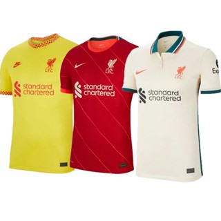 เสื้อกีฬาแขนสั้น ลายทีมชาติฟุตบอล Liverpool Jersey 21 22 ชุดเหย้า คุณภาพสูง สําหรับผู้ชาย ไซซ์ S - 2XL