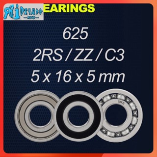 Rto ตลับลูกปืนร่องลึก 625-2RS ZZ เปิด C3 ขนาด 5x16x5 มม. 625-2RS 625ZZ 625 625-2RSC3 625ZZC3 625C3 คุณภาพสูง