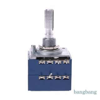 Bang โพเทนชิโอมิเตอร์ RH2702 เพลาแยกหยัก 8 Pin 6 มม. 27 ประเภท A100K 100K