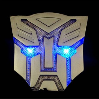 Solar Transformer LED Flash Light Bumper Stickers Car Change Decoration Warning Anti-Collision Exterior Lamp of Car Wheel Hub 0Y7N