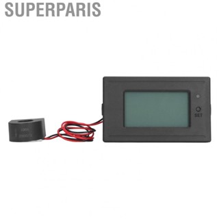 Superparis Voltage Meter Ammeter Voltmeter LCD Large Screen Display for Photovoltaic System