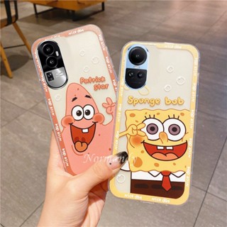 พร้อมส่ง ใหม่ เคสโทรศัพท์มือถือ ซิลิโคนนิ่ม TPU กันกระแทก ลายการ์ตูนสพันจ์บ็อบ สแควร์แพนท์ เรียบง่าย สําหรับ OPPO Reno10 Pro+ Reno 10 Pro Plus 5G 2023