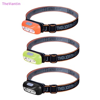 Thevantin ไฟหน้า LED คลื่น เหนี่ยวนําแสง ชาร์จ USB เซนเซอร์ตรวจจับการเคลื่อนไหวร่างกาย ไฟหน้า กลางแจ้ง กันน้ํา ตั้งแคมป์ ไฟฉาย ผลิตภัณฑ์ที่ดี