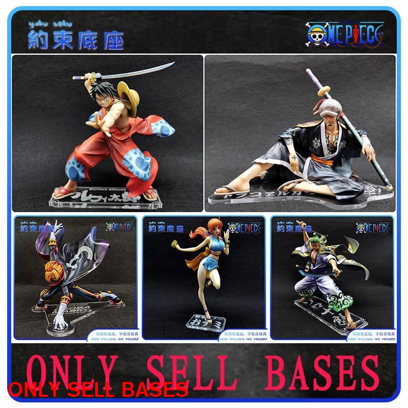 ฐานยับยั้งชั่งใจแพลตฟอร์มอะคริลิคสําหรับ One Piece POP WA LUFFY ZORO NAMI LAW SANJI