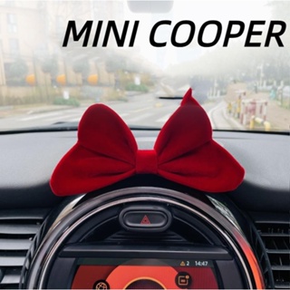 Suitable for MINI COOPER car interior ornaments COUNTRYMAN CABRIO Paceman JCW CLUBMAN F54 F55 F56 F57 F60 R60 R56 R55 R61 center console screen bow decoration