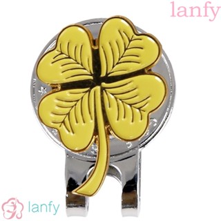 LANFY ที่มาร์กลูกกอล์ฟ ชุบไฟฟ้า สีทอง อุปกรณ์เสริม ของขวัญ สําหรับนักกอล์ฟ