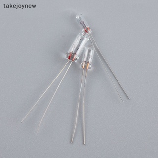 [takejoynew] หลอดไฟเส้นพลาสติก 3 4 5 มม. 3 6 12 24V ขนาดเล็ก 10 ชิ้น KLB