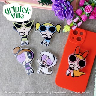 Griptok Acrylic PP5 พร้อมกาว Nano Gel ในตัว PopSocket กิ๊ฟต๊อก การ์ตูนติดหลังมือถือ  กริ๊บต็อก