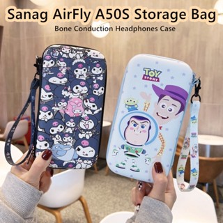 【จัดส่งด่วน】กระเป๋าเก็บหูฟัง ลายการ์ตูนชินจัง สําหรับ Sanag AirFly A50S AirFly A50S