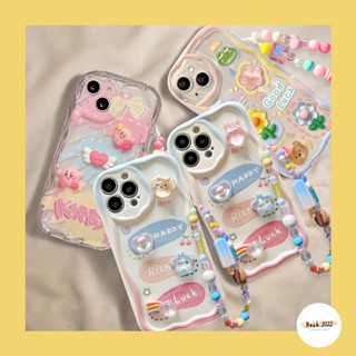 เคสโทรศัพท์มือถือ แบบนิ่ม ลายการ์ตูนหมีน่ารัก 3D มีสายคล้อง สําหรับ Redmi 9T 10A A1 A2 10C 10 9A 9 9C NFC POCO M3 Redmi Note 12 10 10s 11 11s 9 8 10Pro DIY เคส