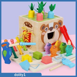 [Dolity1] ชุดของเล่นไม้ Montessori 8 in 1 เพื่อการศึกษา สําหรับเด็ก