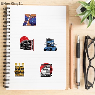 Unewking สติกเกอร์ ลายกราฟฟิตี้ JDM กันน้ํา สําหรับติดตกแต่งรถยนต์ แล็ปท็อป หมวกกันน็อค กระเป๋าเดินทาง สเก็ตบอร์ด โทรศัพท์ 50 ชิ้น