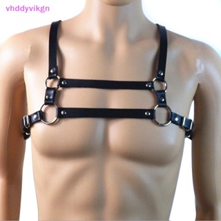 Vhdd เครื่องแต่งกายผู้ชาย หัวเข็มขัดหนังเทียม สีดํา TH