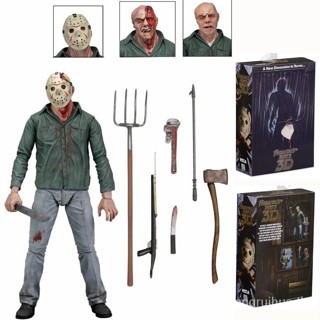 โมเดลฟิกเกอร์ Neca Black Friday Part 3 D Version JASON JASON Deluxe Edition