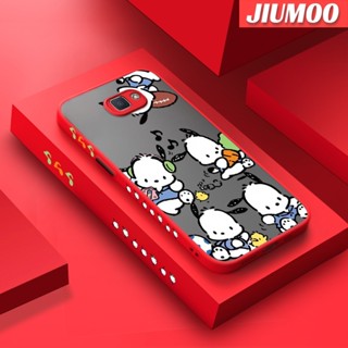 สําหรับ Samsung J5 Prime J5 2015 J5008 J5009 เคสการ์ตูนน่ารัก Pochacco การออกแบบใหม่ ฝ้า แข็ง เคสโทรศัพท์ ซิลิโคน ขอบนิ่ม เคสกันกระแทก