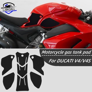 Ljbkoall 2017 Panigale V4 แผ่นป้องกันเข่า สําหรับรถจักรยานยนต์ Ducati V4S V4R 2018-2020