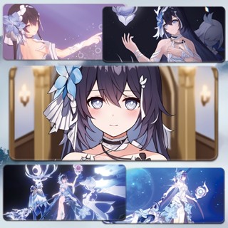 Honkai Impact 3rd mouse pad Seele Vollerei Keyboard pad Herrscher of Death and life computer table mat Anime game peripheral custom แผ่นรองเมาส์สามขนาดใหญ่เสียชีวิตคีย์บอร์ดเกมอนิเมะแผ่นพื้นโต๊ะคอมพิวเตอร์ปรับ แต่ง