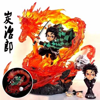 โมเดลฟิกเกอร์ Demon Slayer GK Kamado Tanjiro เรืองแสงได้ สําหรับตกแต่งบ้าน 9TDS