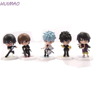 HUIMAO โมเดลฟิกเกอร์ PVC รูปการ์ตูนอนิเมะกินทามะ ของเล่นสําหรับเด็ก