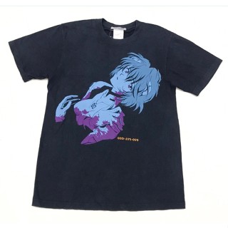 ฤดูร้อนใหม่เสื้อยืดสบายและระบายอากาศ！EVA Ayapoli อะนิเมะวินเทจทำเก่าล้าง vtg เสื้อยืด