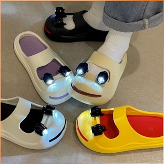 ไฟหน้า Crocs แบบชาร์จไฟได้ Jibbitz 3 โหมด Light Outdoor Walking Waterproof Mini Light -FE