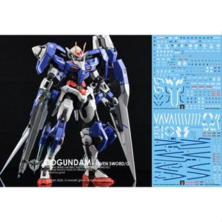 Yan GHOST MG 00R SEVEN SWORD G 00 7 สติกเกอร์รูปลอกสไลด์น้ําเรืองแสง