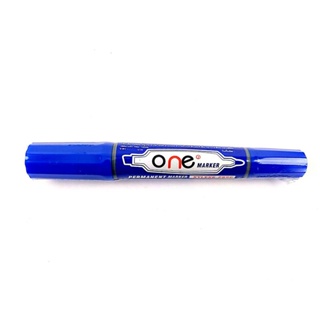 ONE ปากกามาร์คเกอร์ 2 หัว สีน้ำเงิน