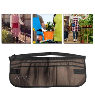 [Dolity2] Apron with Tool Pockets Multifunctional Gardening Small Tool Belt Pouch Unisex Work Apron