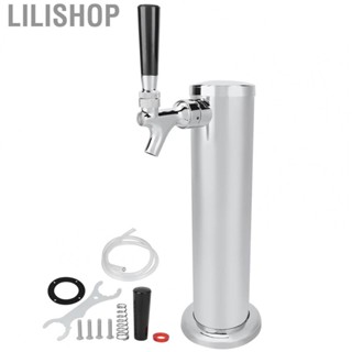 Lilishop Beer Tower Dispenser Keg Tap Durable For Bars Living Rooms