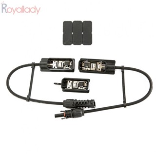 #ROYALLADY#Solar ตัวเชื่อมต่อ 1500V / 30A 3 แยกโลหะ PVC พลังงานแสงอาทิตย์ ที่เชื่อถือได้