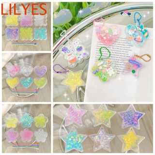 Lilyescub แผ่นสติกเกอร์อะคริลิค ไล่โทนสี DIY สําหรับตกแต่ง