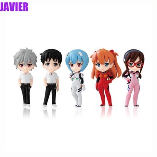 JAVIER โมเดลฟิกเกอร์ PVC รูป Evangelion Asuka Shokugan Ayanami Rei ของเล่นสําหรับเด็ก