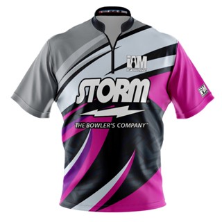 Storm DS เสื้อโปโล แขนสั้น พิมพ์ลายโบว์ลิ่ง 2025-ST 3D