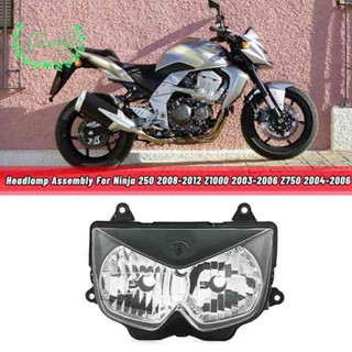 ไฟหน้ารถจักรยานยนต์ สําหรับ KAWASAKI NINJA250 NINJA 250 2008-2012 Z1000 2003-2006 Z750 2004-2006