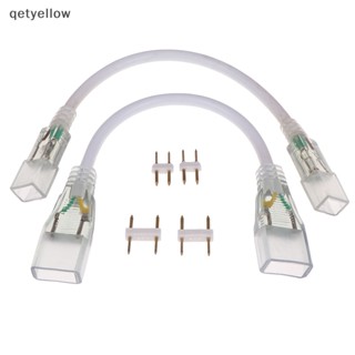 Qetyellow ตัวเชื่อมต่อมุมตรง 2pin Led RGB TH