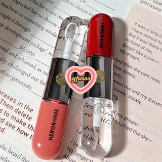 CYREAL Herorange ® Mirror Effect Cream ลิปสติก Light Gloss Bright Colours ลิปกลอสให้ความชุ่มชื่นแก่ริมฝีปาก Tense Lipstick36