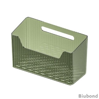 [Biubond] ตะกร้าเก็บของ อเนกประสงค์ แบบใส มั่นคง สําหรับห้องนั่งเล่น โรงเรียน ของกระจุกกระจิก