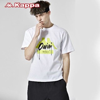 เสื้อยืดแขนสั้น คอกลม พิมพ์ลาย Kappa KAPA Artist Joint สไตล์สปอร์ต สําหรับผู้ชาย