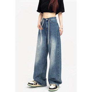 Massimo กางเกงขายาว กางเกง Retro Hip Hop Pants 2023 NEW Style 071510